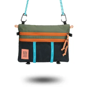 Topo Designs Mountain Accessory Shoulder Bag Olive/Pond Blue