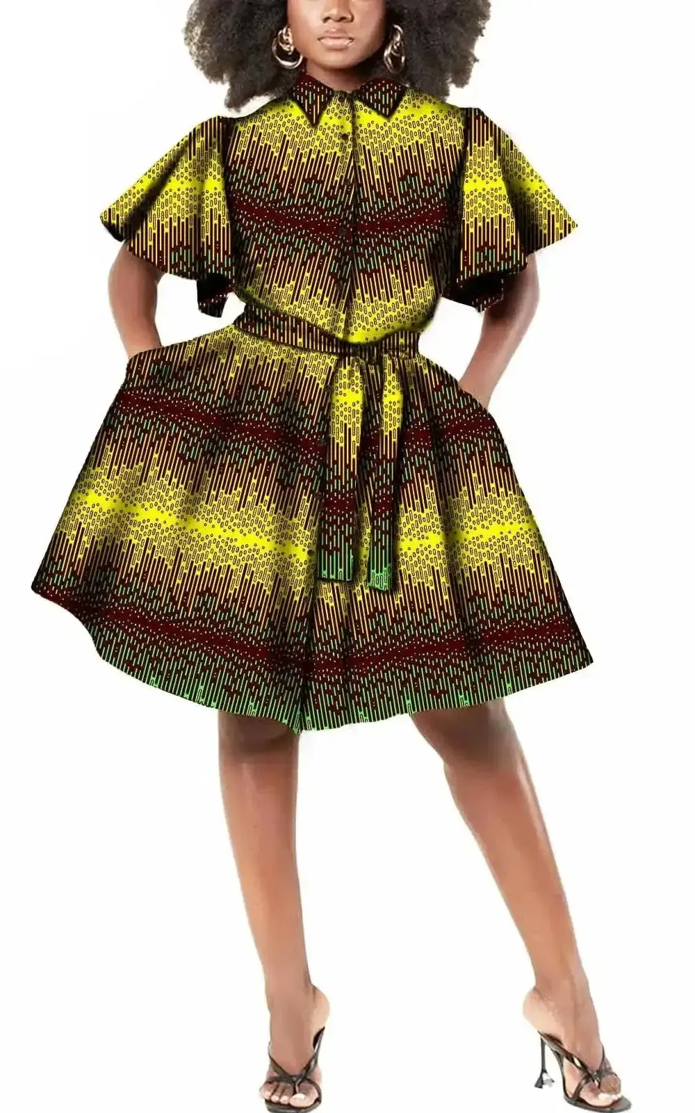 Wax Robe Africaine Moderne